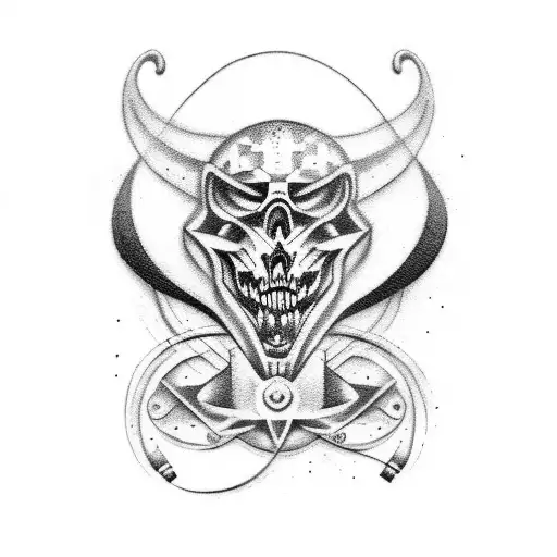 Design a tattoo featuring a car racing against sound waves tattoo design idea