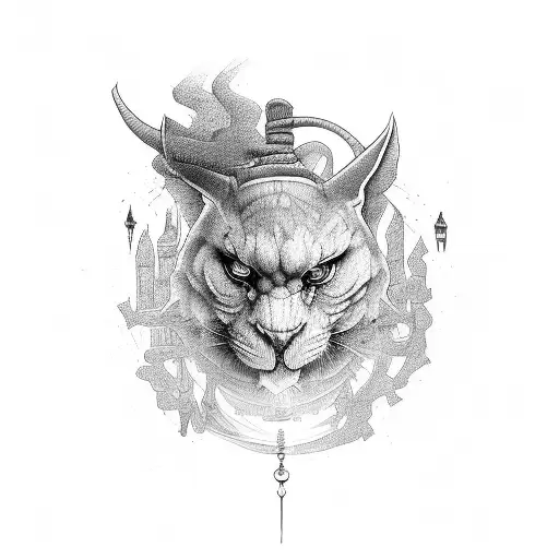 pathway tattoo design idea