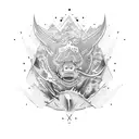 snowboard ar15 tattoo design idea