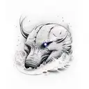 snowboard ar15 tattoo design idea