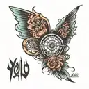 YOLO tattoo design idea