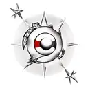 pokeball tattoo design idea