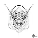 signo tauro tattoo design idea