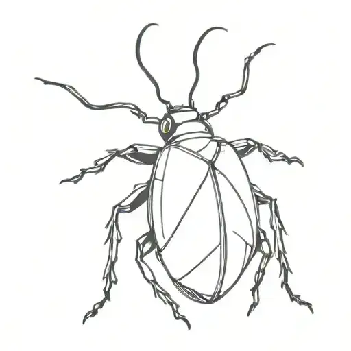bug tattoo design idea