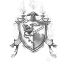 hogwarts crest tattoo design idea