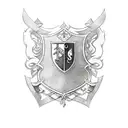 hogwarts crest tattoo design idea