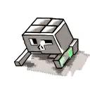skull minecraft  tattoo design idea