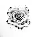 equality and rose gothic tattoo design idea