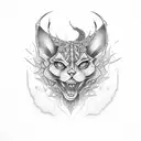 pretty goth tattoo design idea