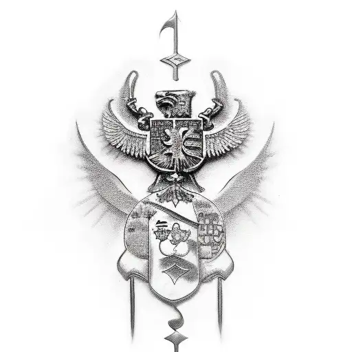 Serbian Hero Karadjordje  tattoo design idea