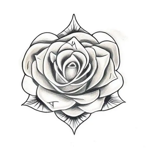 rose tattoo designs - Clip Art Library