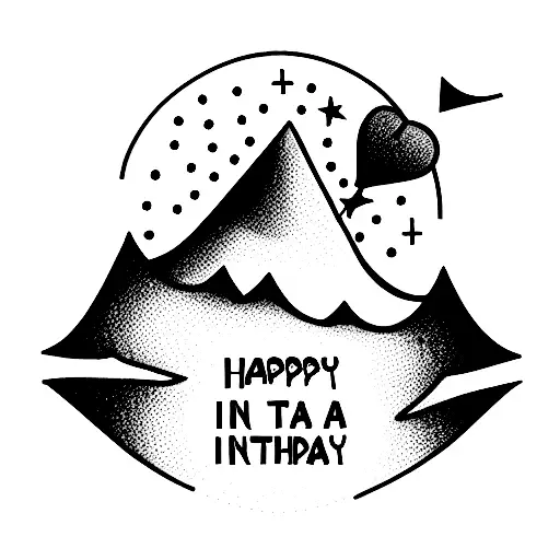 birthday tattoo design idea