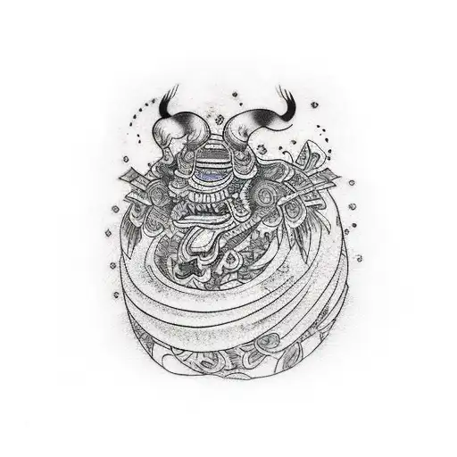 budas, não vejo, não ouço, não falo tattoo design idea