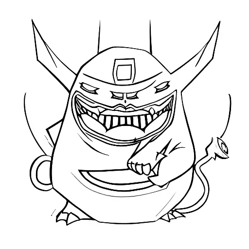 Gengar tattoo design idea