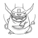 Gengar tattoo design idea