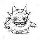Gengar tattoo design idea