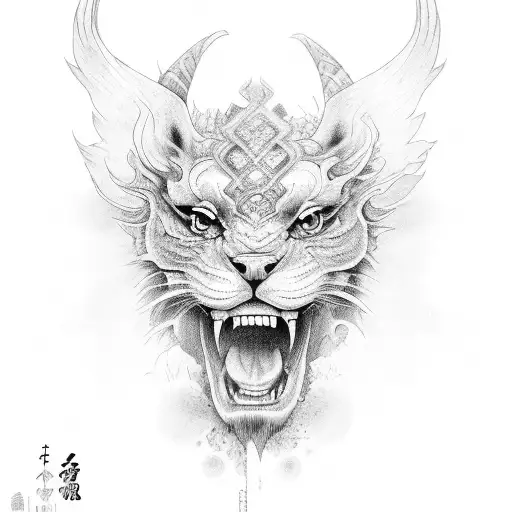 chi roh tattoo design idea