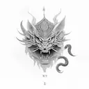 chi roh tattoo design idea