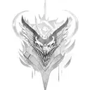 Combine elements from Game of Thrones and Naruto tattoo design idea
