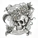 "if nothing changes, nothing changes." tattoo design idea