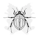 Ladybug tattoo design idea