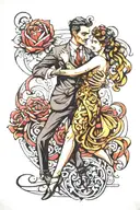 tango tattoo design idea