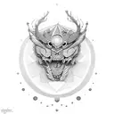 brother sister matching  tattoo design idea