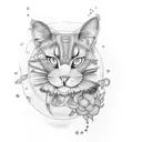 brother sister matching  tattoo design idea