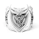 viking arm ring tattoo design idea