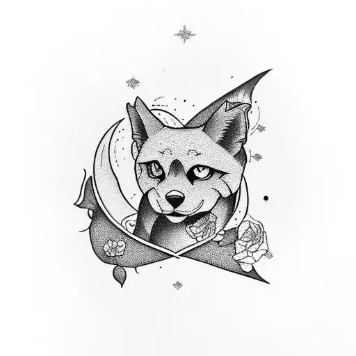 Luna Marie • Izzy Jean in shape of heart tattoo design idea