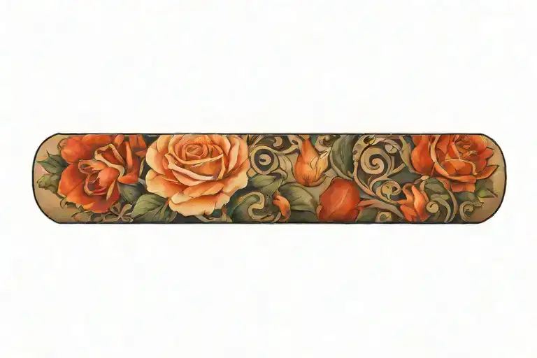 BRAZALETE C C J S PAM tattoo design idea