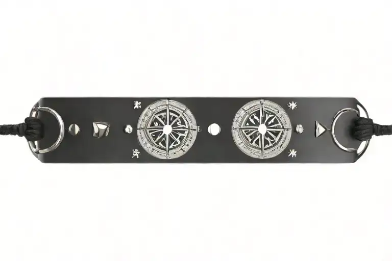NORDIC COMPASS BRACELET tattoo design idea