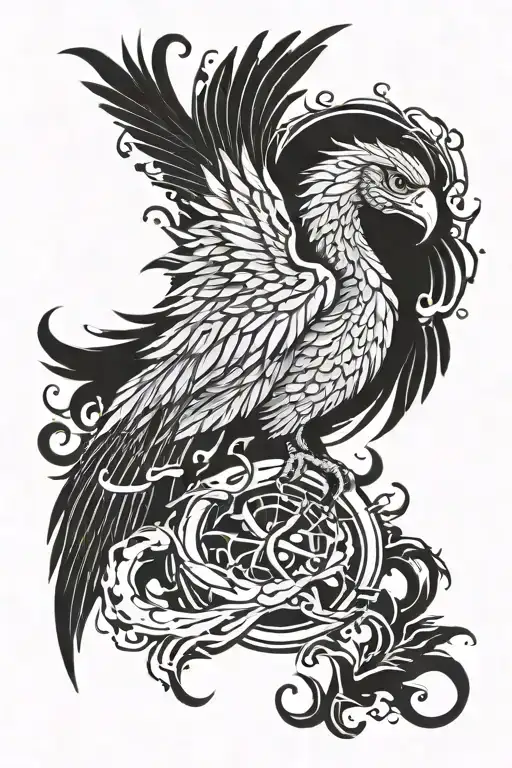 ave fenix tattoo design idea