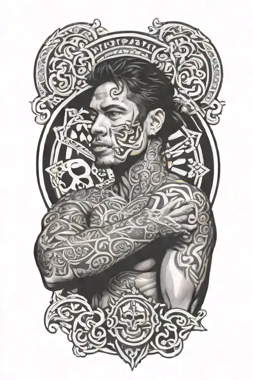 before left arm with the word tattoo design idea