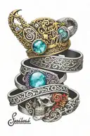 word bracelet tattoo design idea