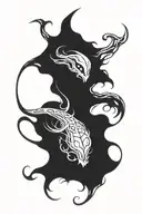 morphling(dota2) in anime character tattoo design idea