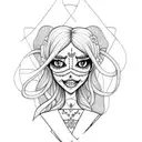 emily corpse bride tattoo design idea