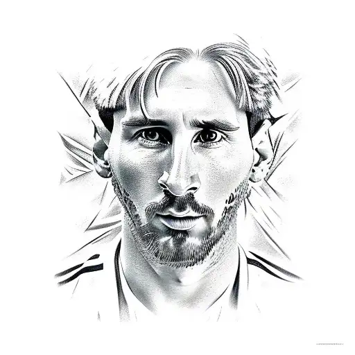 messi tattoo design idea