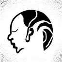 meditating monk surrended by japanese style waves tattoo design idea