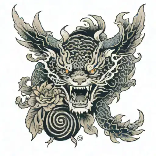 fear no evil tattoo design idea