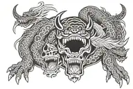 Fear no evil  tattoo design idea