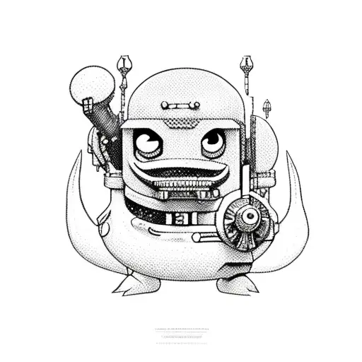 nibbler Futurama tattoo design idea