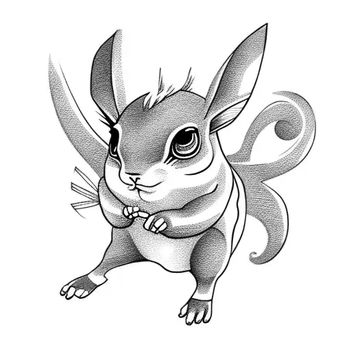 Raichu tattoo design idea