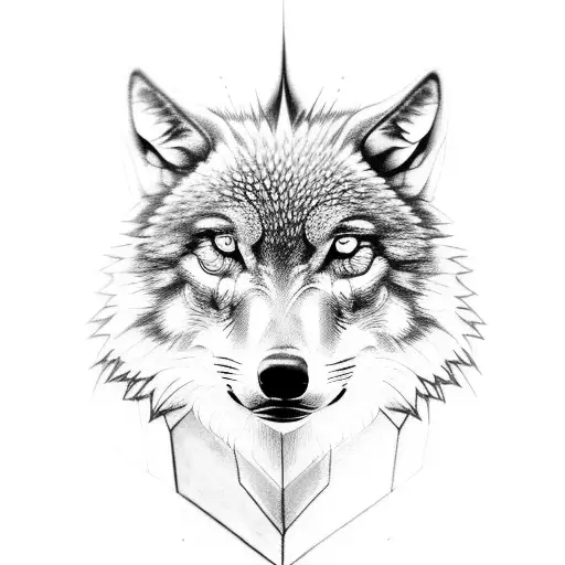 Wolve Neck Tattoo tattoo design idea
