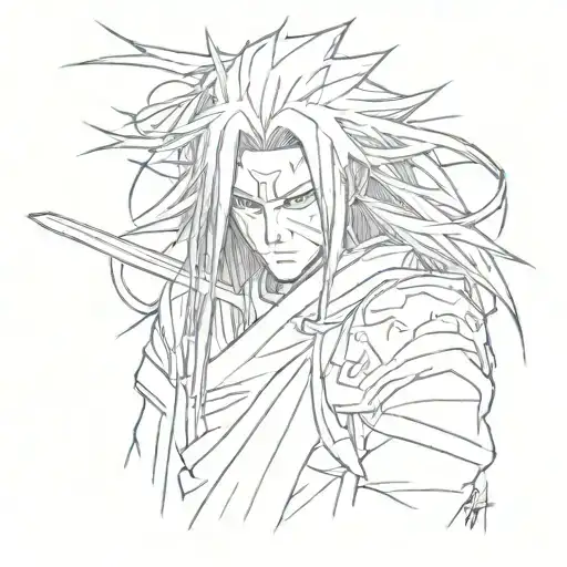 Madara Uchiha tattoo design idea