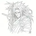 Madara Uchiha tattoo design idea