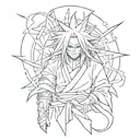 Madara Uchiha tattoo design idea