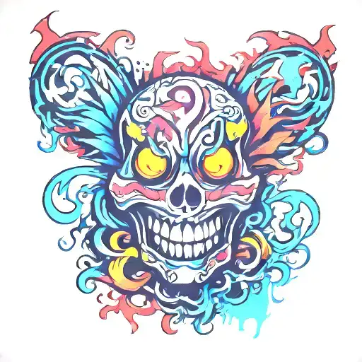 Crazy tattoo design idea