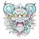 Crazy tattoo design idea