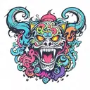 Crazy tattoo design idea